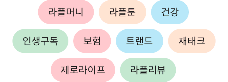 라플머니, 라플툰, 건강, 인생구독, 보험, 트랜드, 재태크, 제로라이프, 라플리뷰